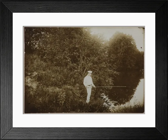 Framed Print : Alexander Blok Fishing. Shakhmatovo, 1894 Framed Print : Alexander Blok Fishing. Shakhmatovo, 1894