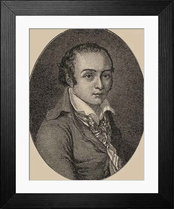 Framed Print : Andre Chenier (1762-1794), 1790s Framed Print : Andre Chenier (1762-1794), 1790s