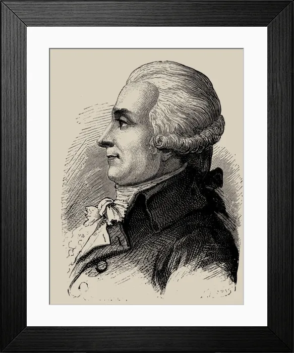 Framed Print : Louis Bernard Guyton de Morveau (1737-1816), 1889 Framed Print : Louis Bernard Guyton de Morveau (1737-1816), 1889