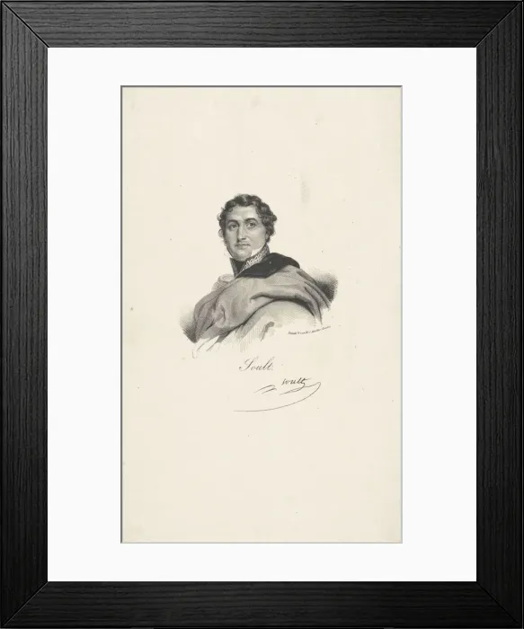 Framed Print : Nicolas Jean-de-Dieu Soult (1769-1852), 1814 Framed Print : Nicolas Jean-de-Dieu Soult (1769-1852), 1814