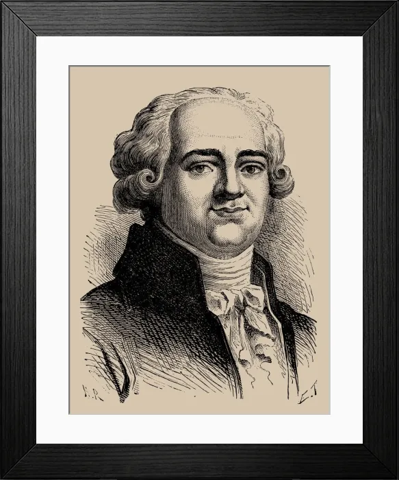 Framed Print : Pierre-Louis Manuel (1751-1793), 1889 Framed Print : Pierre-Louis Manuel (1751-1793), 1889