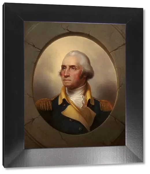 Portrait of George Washington (1732-1799), ca 1856