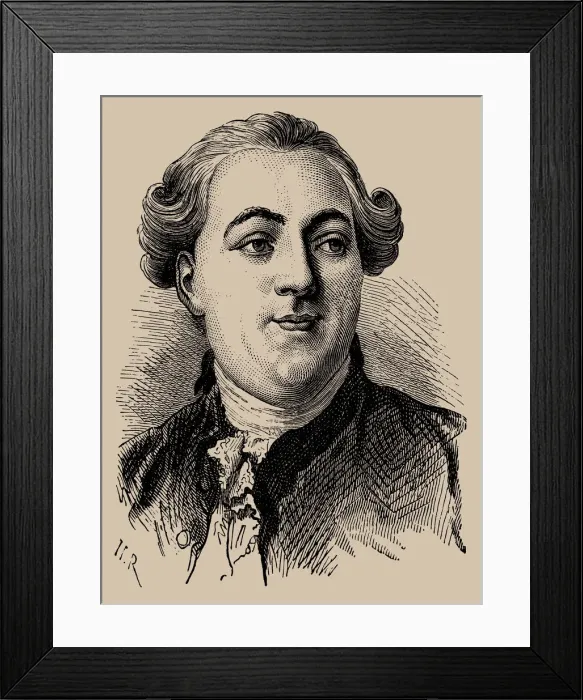 Framed Print : Portrait of Jacques Necker (1732-1804), 1889 Framed Print : Portrait of Jacques Necker (1732-1804), 1889