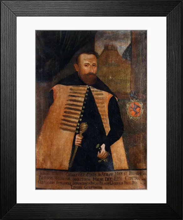Framed Print : Portrait of Jan Karol Chodkiewicz (1560-1621), 17th century Framed Print : Portrait of Jan Karol Chodkiewicz (1560-1621), 17th century