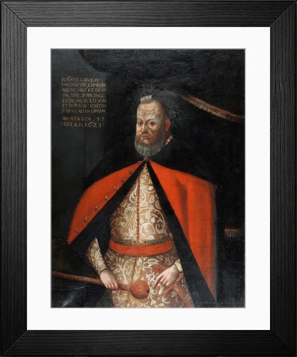 Framed Print : Portrait of Jan Karol Chodkiewicz (1560-1621), 17th century Framed Print : Portrait of Jan Karol Chodkiewicz (1560-1621), 17th century