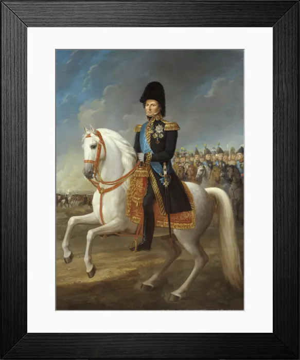 Framed Print : Portrait of Jean Baptiste Jules Bernadotte (1763-1844), Marshal of France, King of Sweden and Norway Framed Print : Portrait of Jean Baptiste Jules Bernadotte (1763-1844), Marshal of France, King of Sweden and Norway