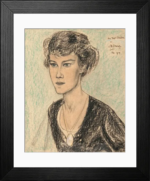 Framed Print : Portrait of Mme Kleijkamp-Struben, 1919 Framed Print : Portrait of Mme Kleijkamp-Struben, 1919