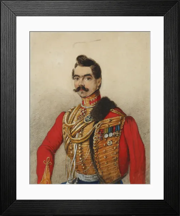 Framed Print : Nikolay Ivanovich Bukharov (1799-1862), 1836 Framed Print : Nikolay Ivanovich Bukharov (1799-1862), 1836