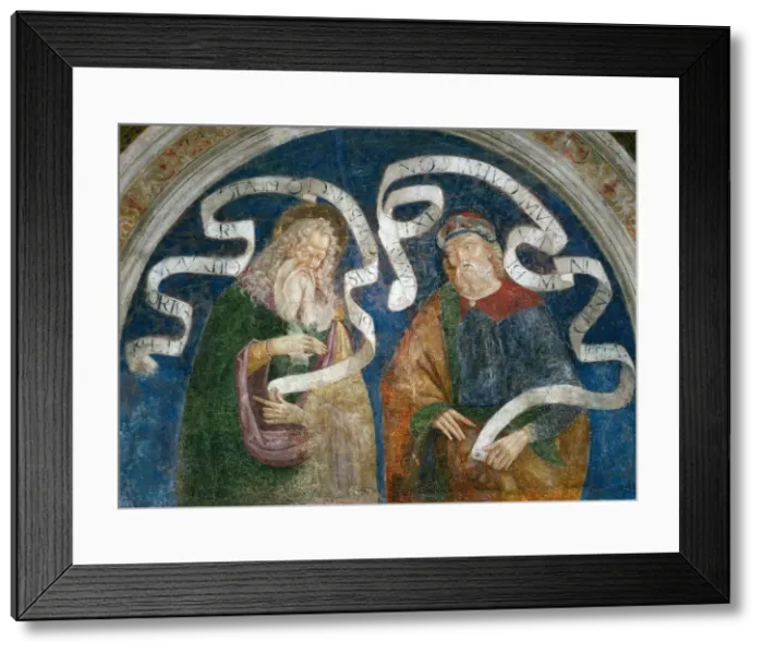 Framed Print : The Apostle James the Great and the prophet Zephaniah, 1492-1495 Framed Print : The Apostle James the Great and the prophet Zephaniah, 1492-1495