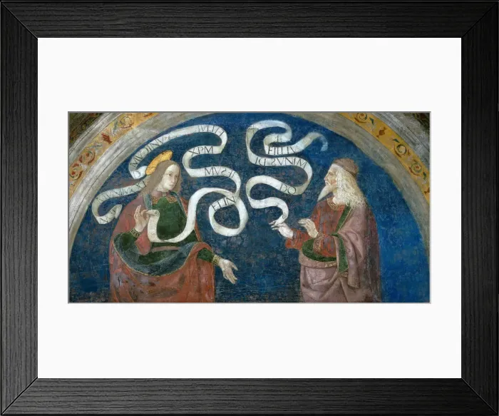 Framed Print : John the Evangelist and the King David, 1492-1495 Framed Print : John the Evangelist and the King David, 1492-1495