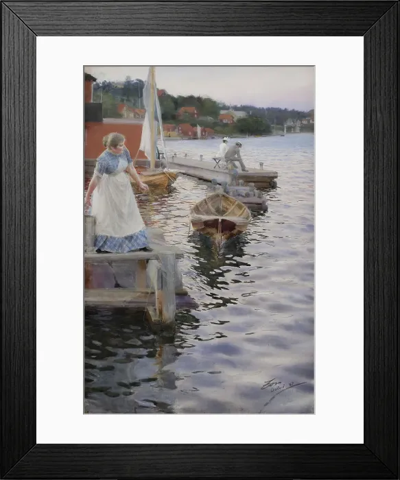 Framed Print : The Sound of Waves, 1887 Framed Print : The Sound of Waves, 1887