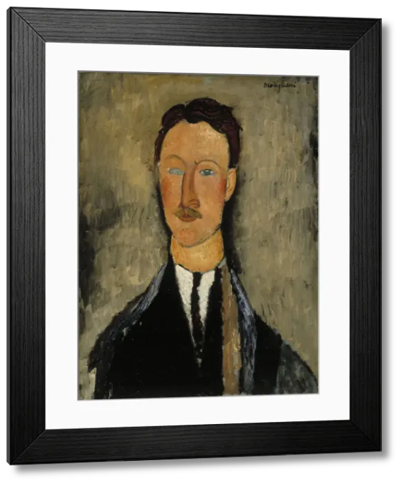 Framed Print : Portrait of Leopold Survage (1879-1968). Artist: Modigliani, Amedeo (1884-1920) Framed Print : Portrait of Leopold Survage (1879-1968). Artist: Modigliani, Amedeo (1884-1920)