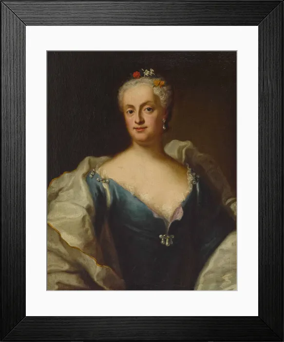 Framed Print : Maria Anna Sophia of Saxony, Electress of Bavaria (1728-1797)