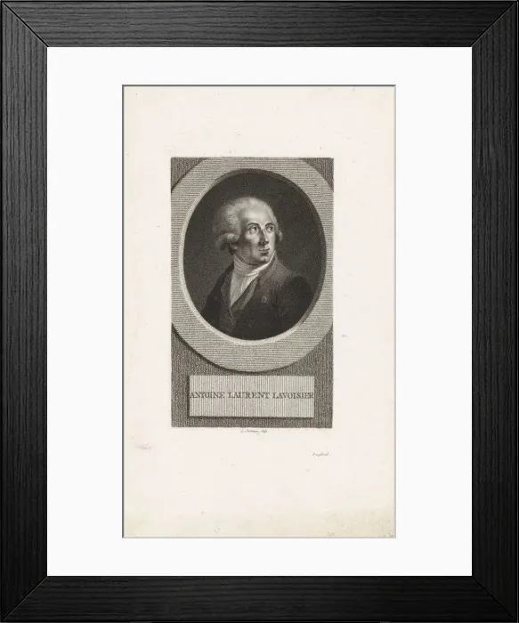 Framed Print : Antoine-Laurent Lavoisier (1743-1794), 1804 Framed Print : Antoine-Laurent Lavoisier (1743-1794), 1804