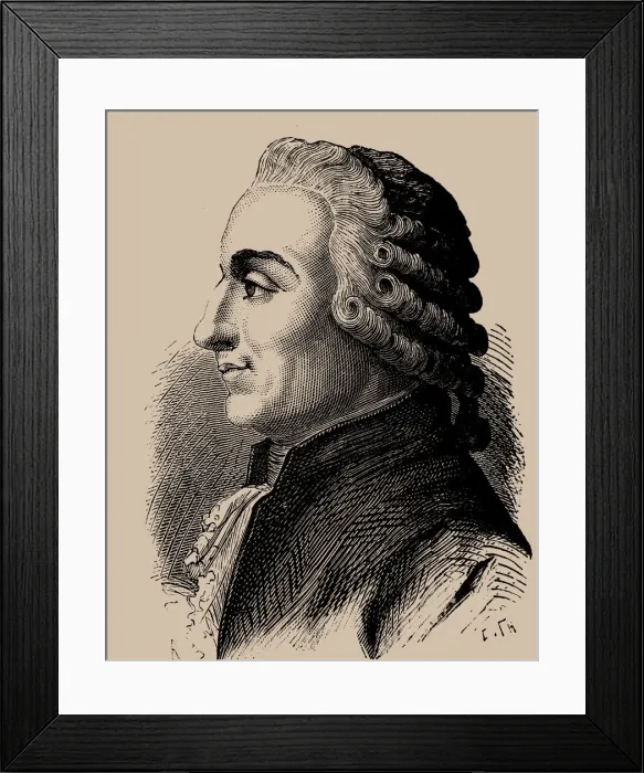 Framed Print : Armand Gaston Camus (1740-1804), 1889 Framed Print : Armand Gaston Camus (1740-1804), 1889