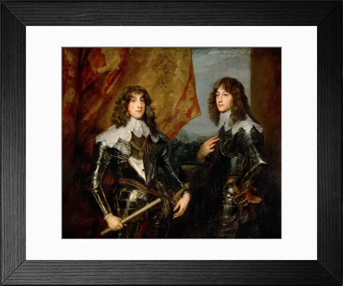 Framed Print : Charles I Louis (1617-1680), Elector Palatine, and his Brother, Prince Rupert of the Rhine Framed Print : Charles I Louis (1617-1680), Elector Palatine, and his Brother, Prince Rupert of the Rhine