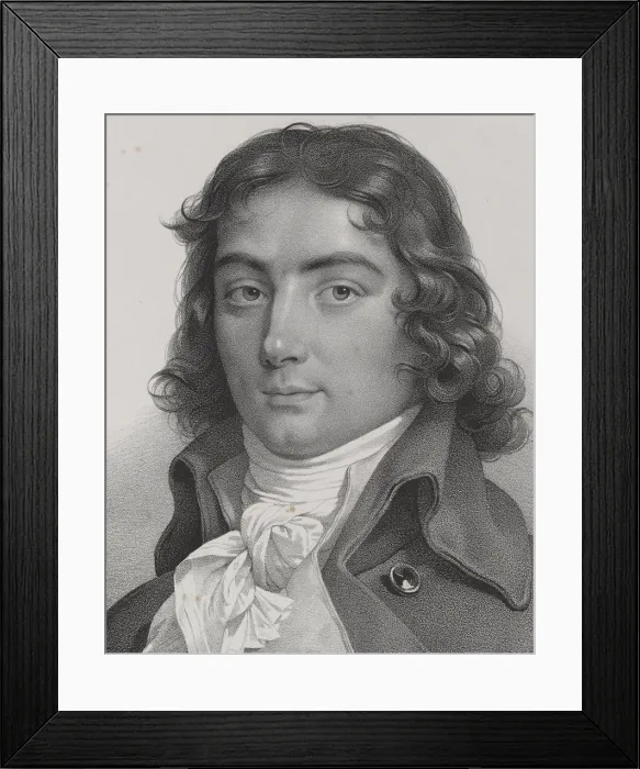 Framed Print : Charles Jean Marie Barbaroux (1767-1794), 1835 Framed Print : Charles Jean Marie Barbaroux (1767-1794), 1835