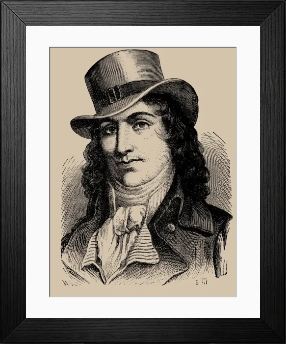Framed Print : Charles Jean Marie Barbaroux (1767-1794), 1889 Framed Print : Charles Jean Marie Barbaroux (1767-1794), 1889