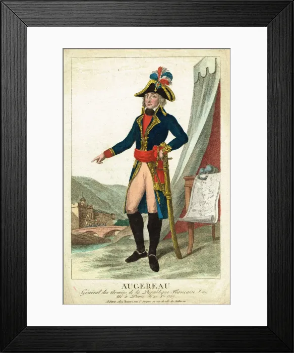 Framed Print : Charles Pierre Francois Augereau (1757-1816) Framed Print : Charles Pierre Francois Augereau (1757-1816)