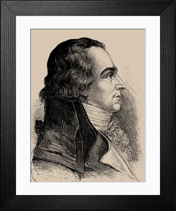 Framed Print : Claude Basire (1764-1794), 1889 Framed Print : Claude Basire (1764-1794), 1889