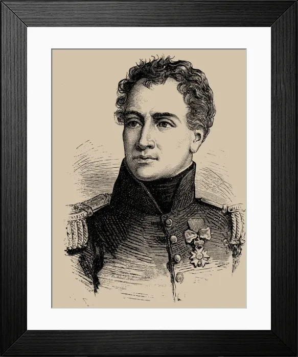 Framed Print : Claude Francois de Malet (1754-1812), 1889 Framed Print : Claude Francois de Malet (1754-1812), 1889
