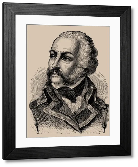 Framed Print : Comte Adam Philippe de Custine (1740-1793), 1889 Framed Print : Comte Adam Philippe de Custine (1740-1793), 1889