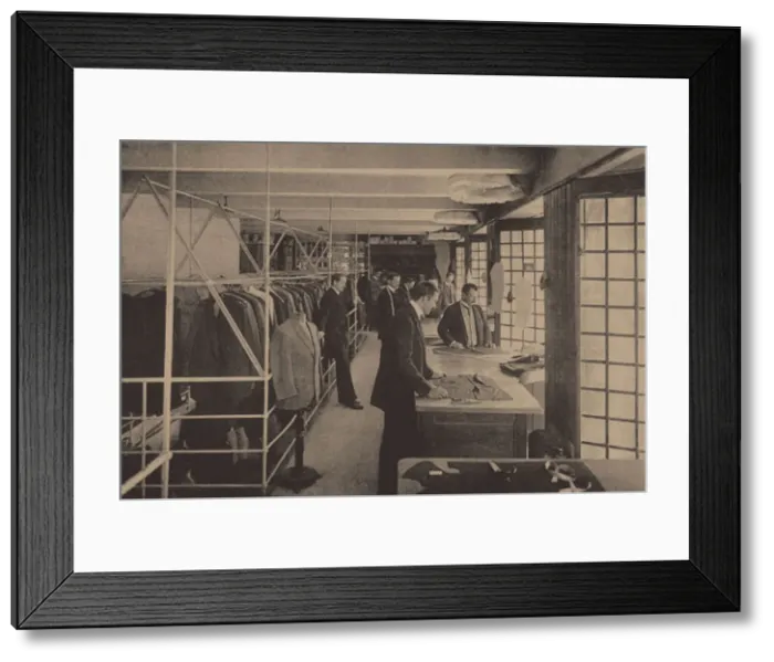 Framed Print : Atelier of the Goldman & Salatsch House Store in Vienna, c. 1910 Framed Print : Atelier of the Goldman & Salatsch House Store in Vienna, c. 1910