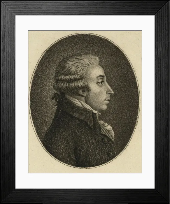 Framed Print : Baron Felix de Wimpffen (1744-1814), 1797