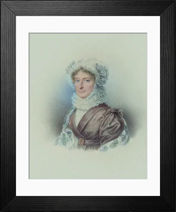 Framed Print : Baroness Franziska (Fanny) von Arnstein, nee Itzig (1758-1818) Framed Print : Baroness Franziska (Fanny) von Arnstein, nee Itzig (1758-1818)