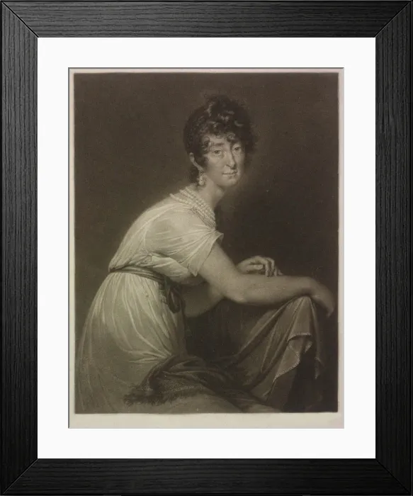 Framed Print : Baroness Franziska (Fanny) von Arnstein, nee Itzig (1758-1818), 1804 Framed Print : Baroness Franziska (Fanny) von Arnstein, nee Itzig (1758-1818), 1804