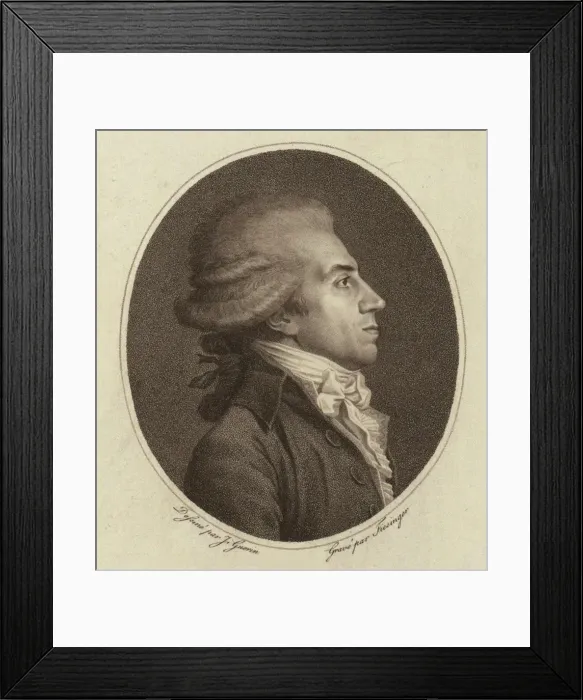 Framed Print : Bertrand Barere de Vieuzac (1755-1841), 1790 Framed Print : Bertrand Barere de Vieuzac (1755-1841), 1790