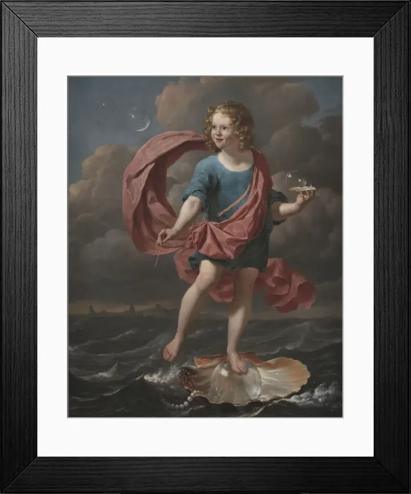 Framed Print : Boy Blowing Soap Bubbles. Allegory on the Transitoriness and the Brevity of Life, 1663 Framed Print : Boy Blowing Soap Bubbles. Allegory on the Transitoriness and the Brevity of Life, 1663