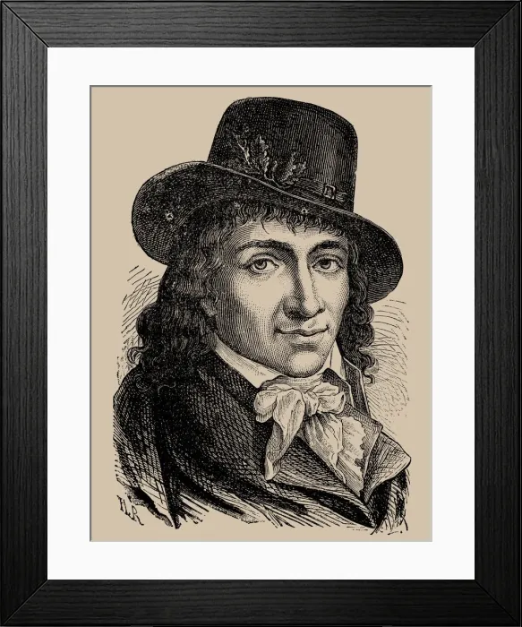 Framed Print : Camille Desmoulins (1760-1794), 1889 Framed Print : Camille Desmoulins (1760-1794), 1889