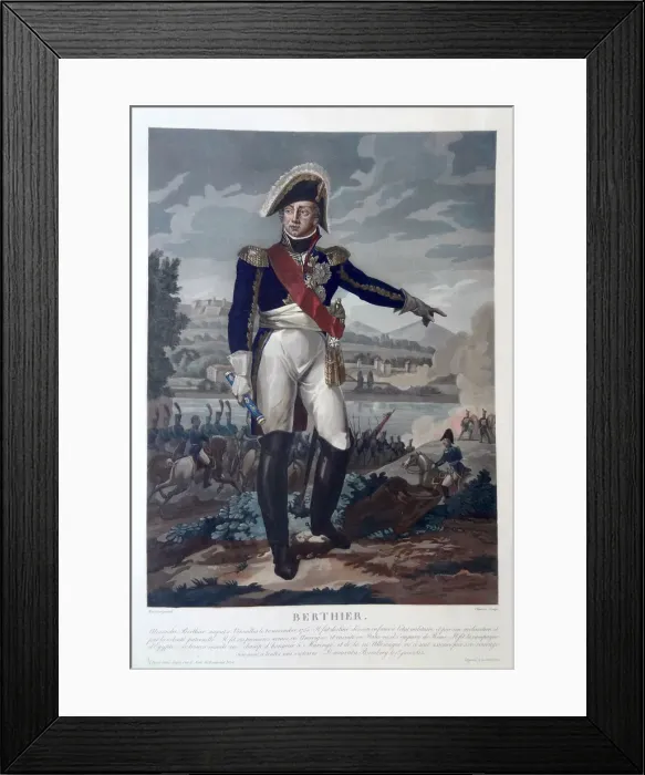 Framed Print : Louis-Alexandre Berthier (1753-1815), Prince de Wagram, Prince of Neuchatel Framed Print : Louis-Alexandre Berthier (1753-1815), Prince de Wagram, Prince of Neuchatel