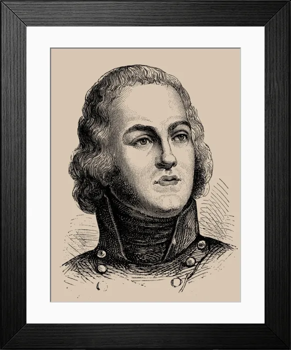 Framed Print : Louis-Lazare Hoche (1768-1797), 1889 Framed Print : Louis-Lazare Hoche (1768-1797), 1889