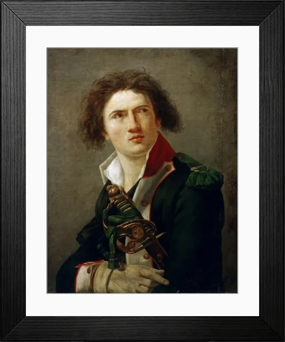 Framed Print : Louis-Lazare Hoche (1768-1797), c. 1793 Framed Print : Louis-Lazare Hoche (1768-1797), c. 1793