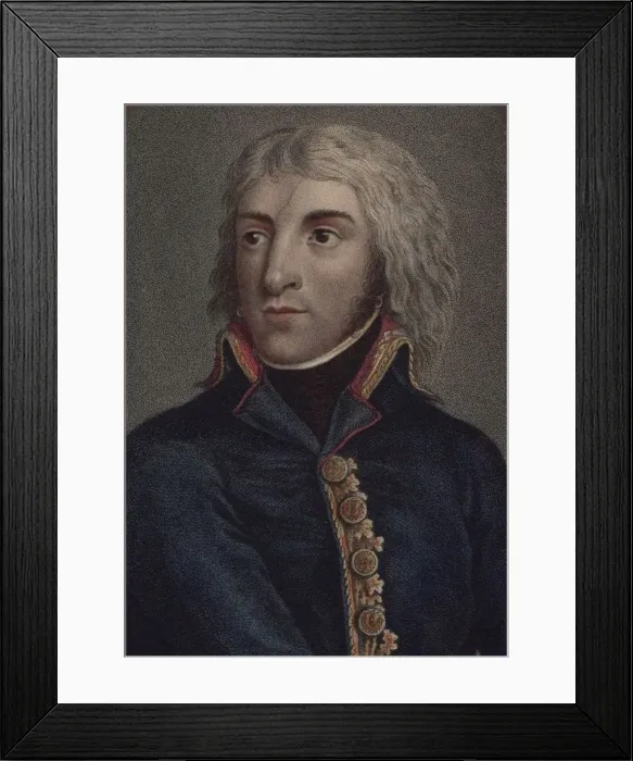 Framed Print : Louis-Lazare Hoche (1768-1797), c. 1796 Framed Print : Louis-Lazare Hoche (1768-1797), c. 1796