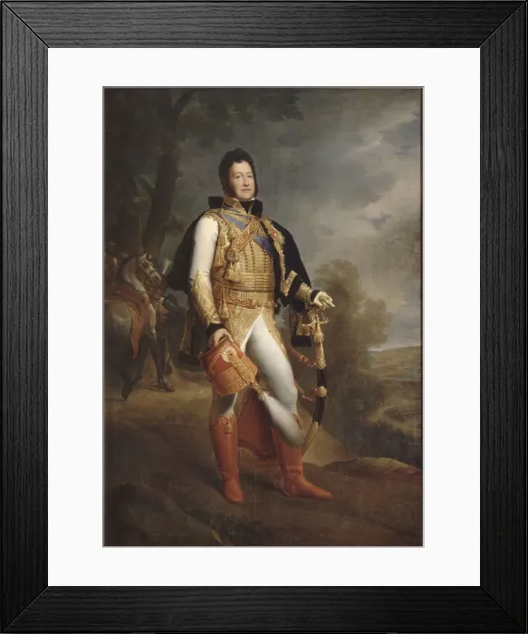 Framed Print : Louis-Philippe (1773-1850), in Hussar uniform Framed Print : Louis-Philippe (1773-1850), in Hussar uniform