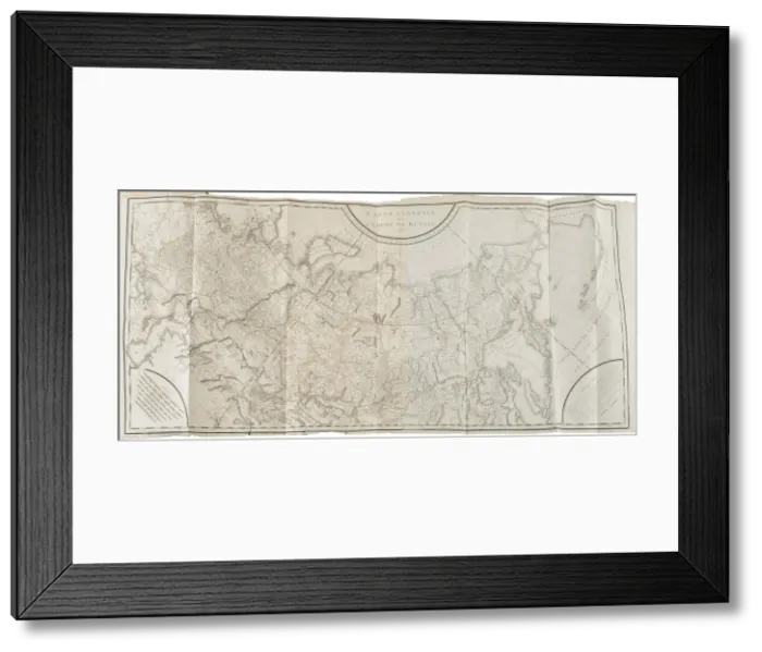 Framed Print : Map of the Russian Empire, 1787-1790 Framed Print : Map of the Russian Empire, 1787-1790