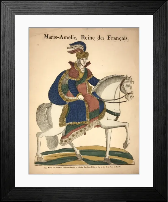 Framed Print : Maria Amalia (1782-1866), Queen of the French, c. 1838 Framed Print : Maria Amalia (1782-1866), Queen of the French, c. 1838