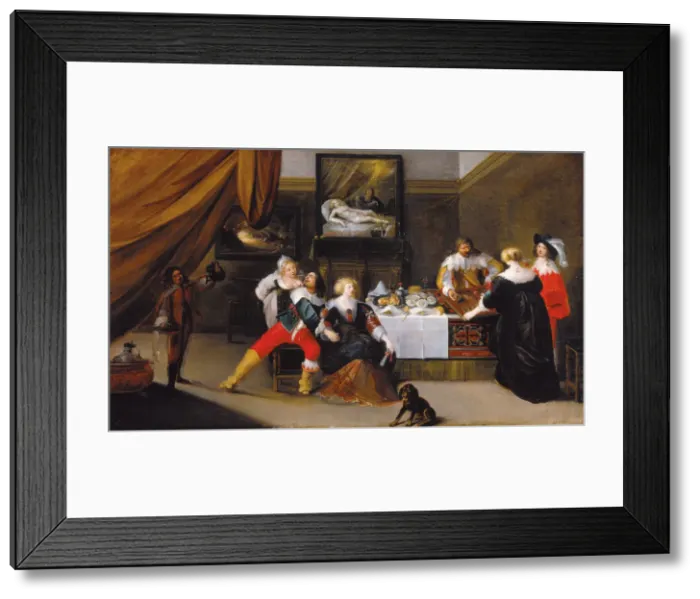 Framed Print : Card Players, c. 1620-1630 Framed Print : Card Players, c. 1620-1630