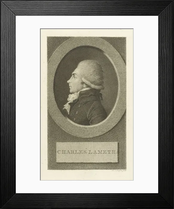 Framed Print : Charles de Lameth (1757-1832), 1790s Framed Print : Charles de Lameth (1757-1832), 1790s