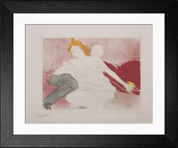 Framed Print : Debauche, 1896