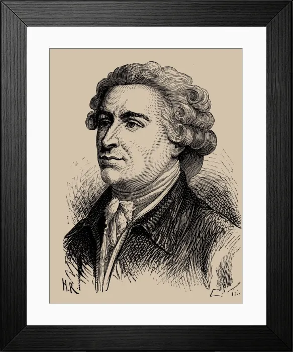 Framed Print : Edmund Burke (1730-1797), 1889 Framed Print : Edmund Burke (1730-1797), 1889