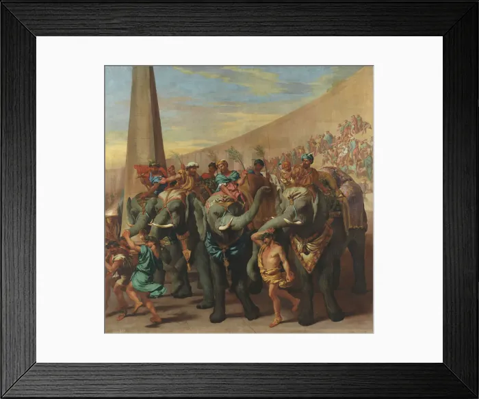 Framed Print : Elephants in a circus, ca 1637-1640 Framed Print : Elephants in a circus, ca 1637-1640