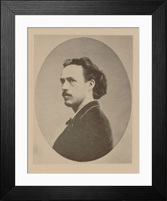 Framed Print : Portrait of the composer Benjamin Godard (1849-1895), Second Half of the 19th cen Framed Print : Portrait of the composer Benjamin Godard (1849-1895), Second Half of the 19th cen