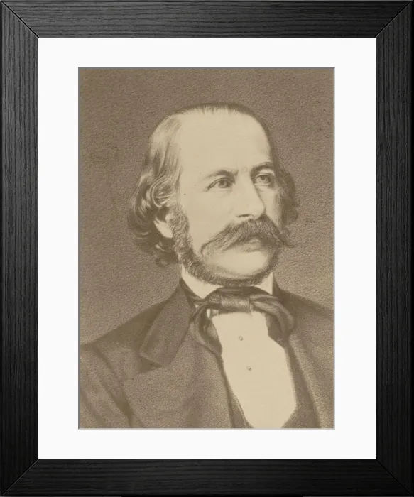 Framed Print : Portrait of the composer Ferdinand Gumbert (1818-1896), 1878 Framed Print : Portrait of the composer Ferdinand Gumbert (1818-1896), 1878