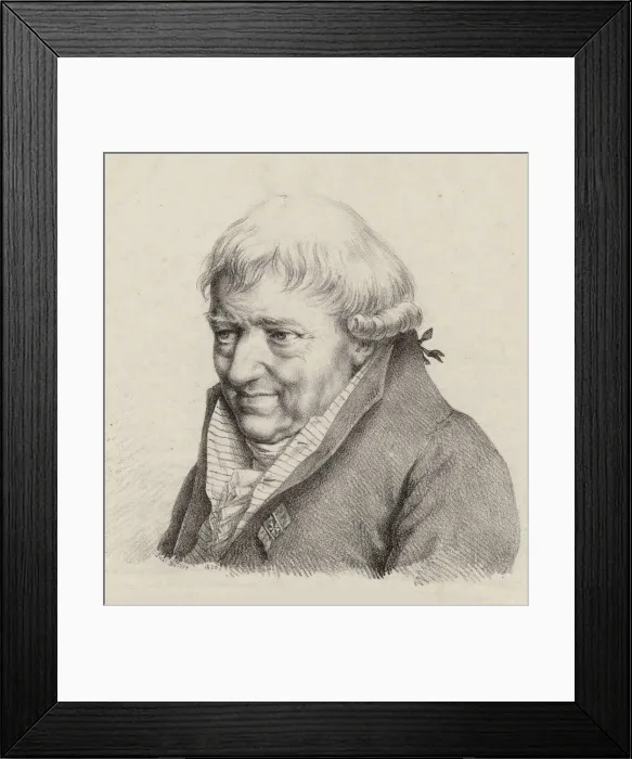 Framed Print : Portrait of the composer Francois-Joseph Gossec (1734-1829), 1820 Framed Print : Portrait of the composer Francois-Joseph Gossec (1734-1829), 1820