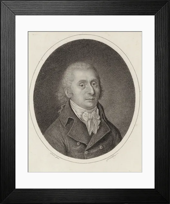 Framed Print : Portrait of the composer Franz Anton Hoffmeister (1754-1812), 1795 Framed Print : Portrait of the composer Franz Anton Hoffmeister (1754-1812), 1795