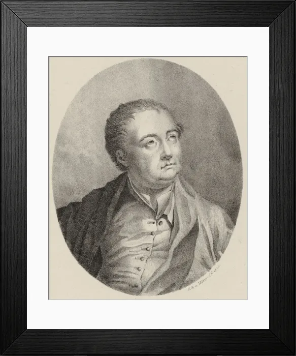 Framed Print : Portrait of the composer Georg Friedrich Haendel (1685-1759), 1825 Framed Print : Portrait of the composer Georg Friedrich Haendel (1685-1759), 1825